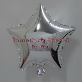 Silver Star Foil Balloon