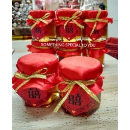 Oriental Theme Honey In Jar Favor