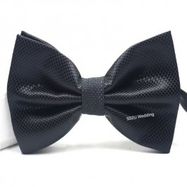 (Black) 2 Layers Bow Tie